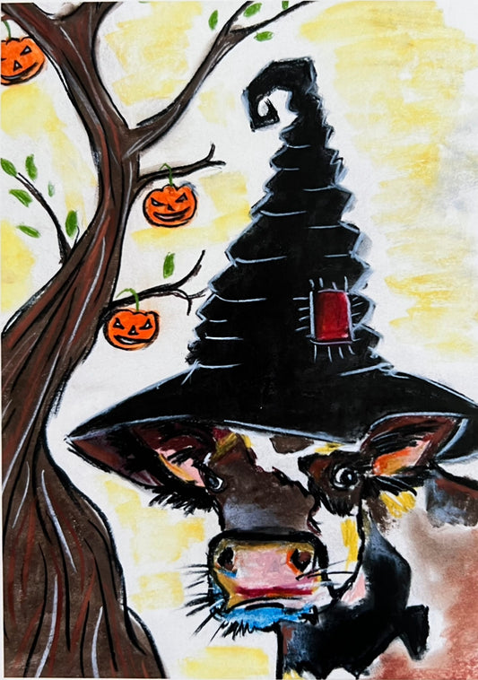 Halloween Cow - Art Prints
