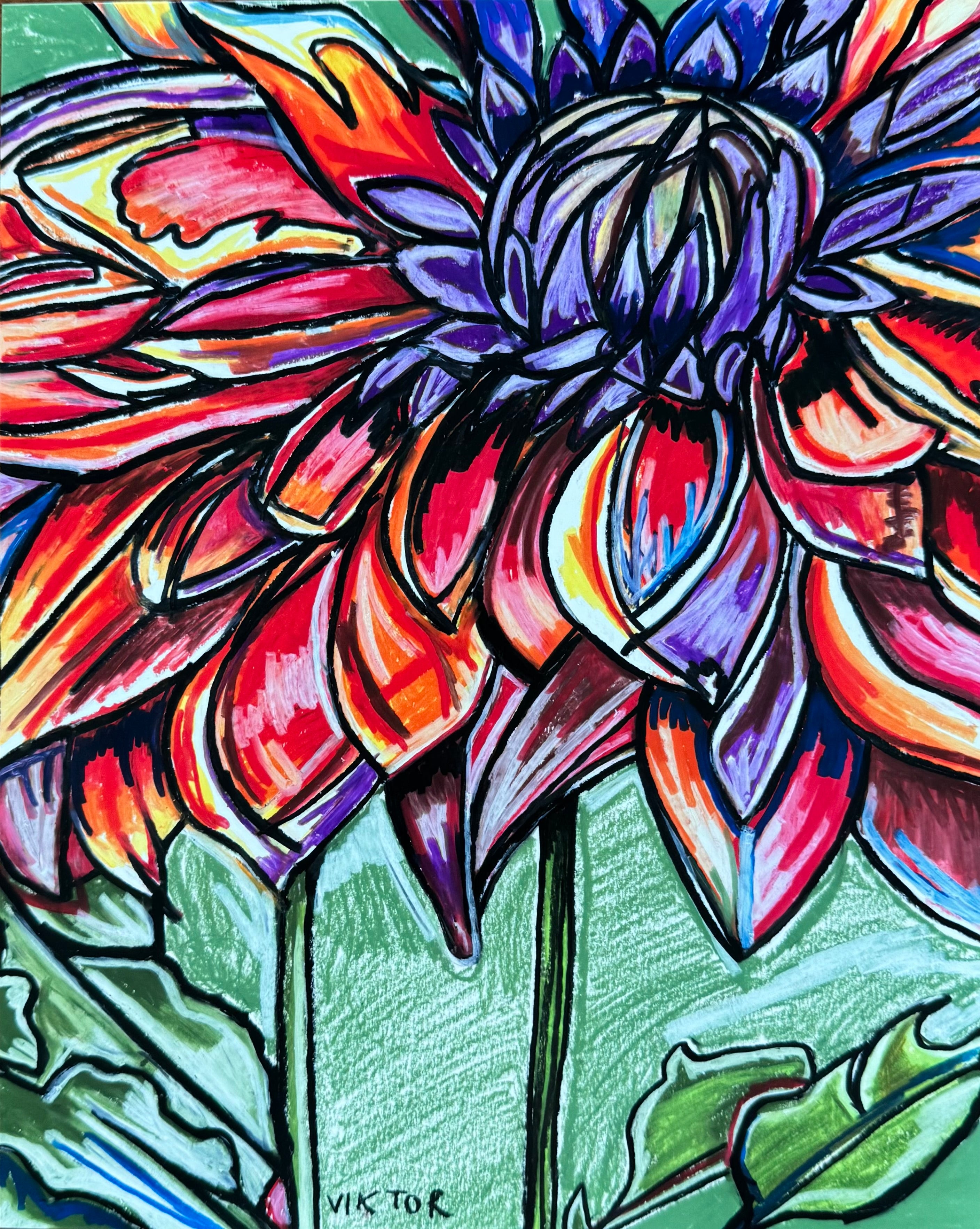 Dahlia - Art Prints – Vichy's Art