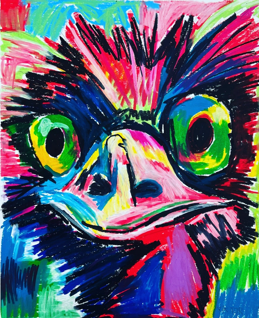 Australian Emu - fine prints and canvas prints in more sizes