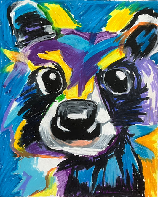 The Purple Panda - Art Prints