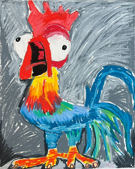 The Angry Rooster - Art Prints