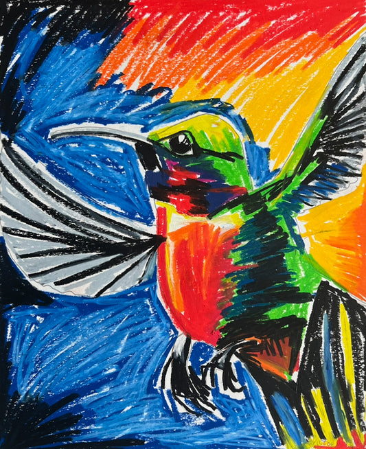 The Colorful Hummingbird - Art Prints