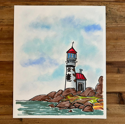 The Lighthouse Collection I- ORIGINAL 14x17”