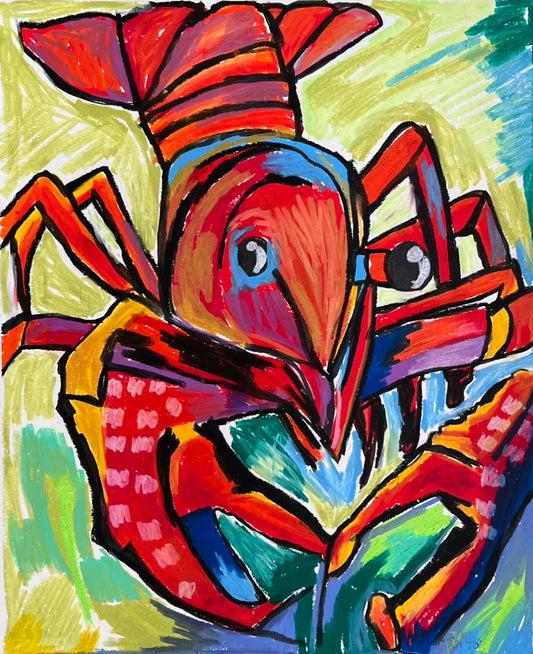 The Lobster - ORIGINAL  14x17”