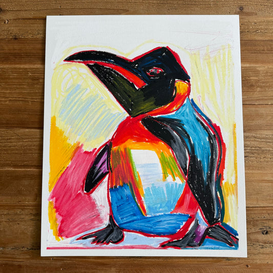 The Penguin - ORIGINAL  14x17”