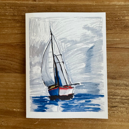 Boat - Greeting cards