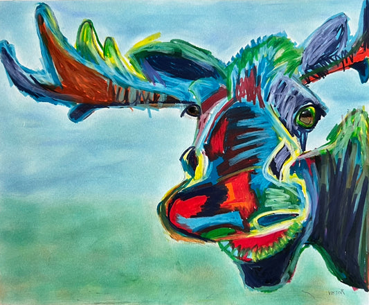 Colorful Deer - Art Prints