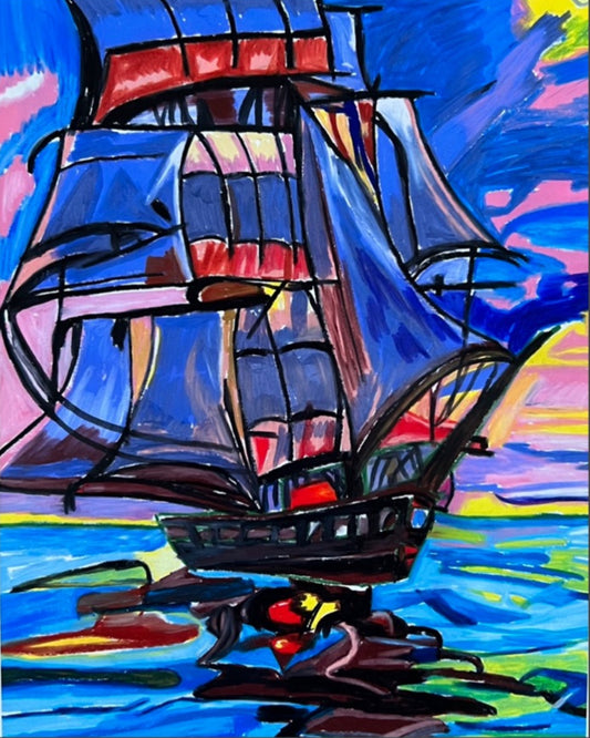 Sailing ship  - Art Prints