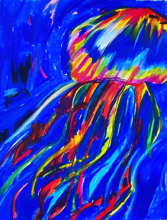 Blue Jellyfish - Art Prints