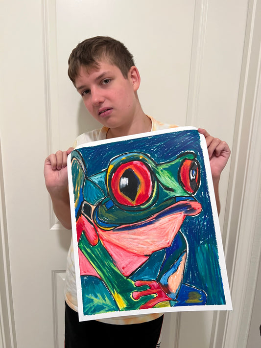 Mr Froggie - fine prints and canvas prints in more sizes