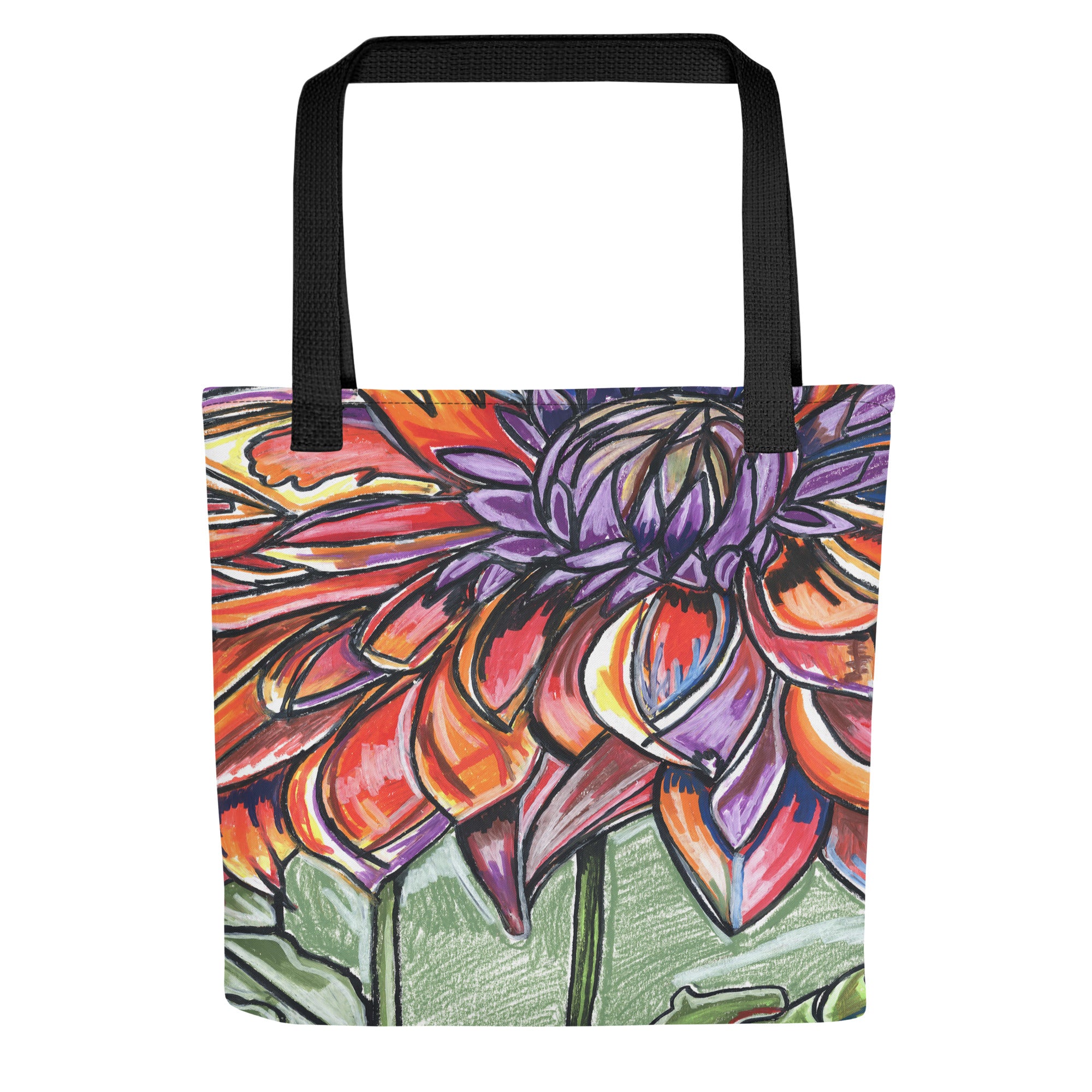 バッグ everyone nylon logo tote bag abcd fleurs Dahlia - Tote bag – Vichy's Art