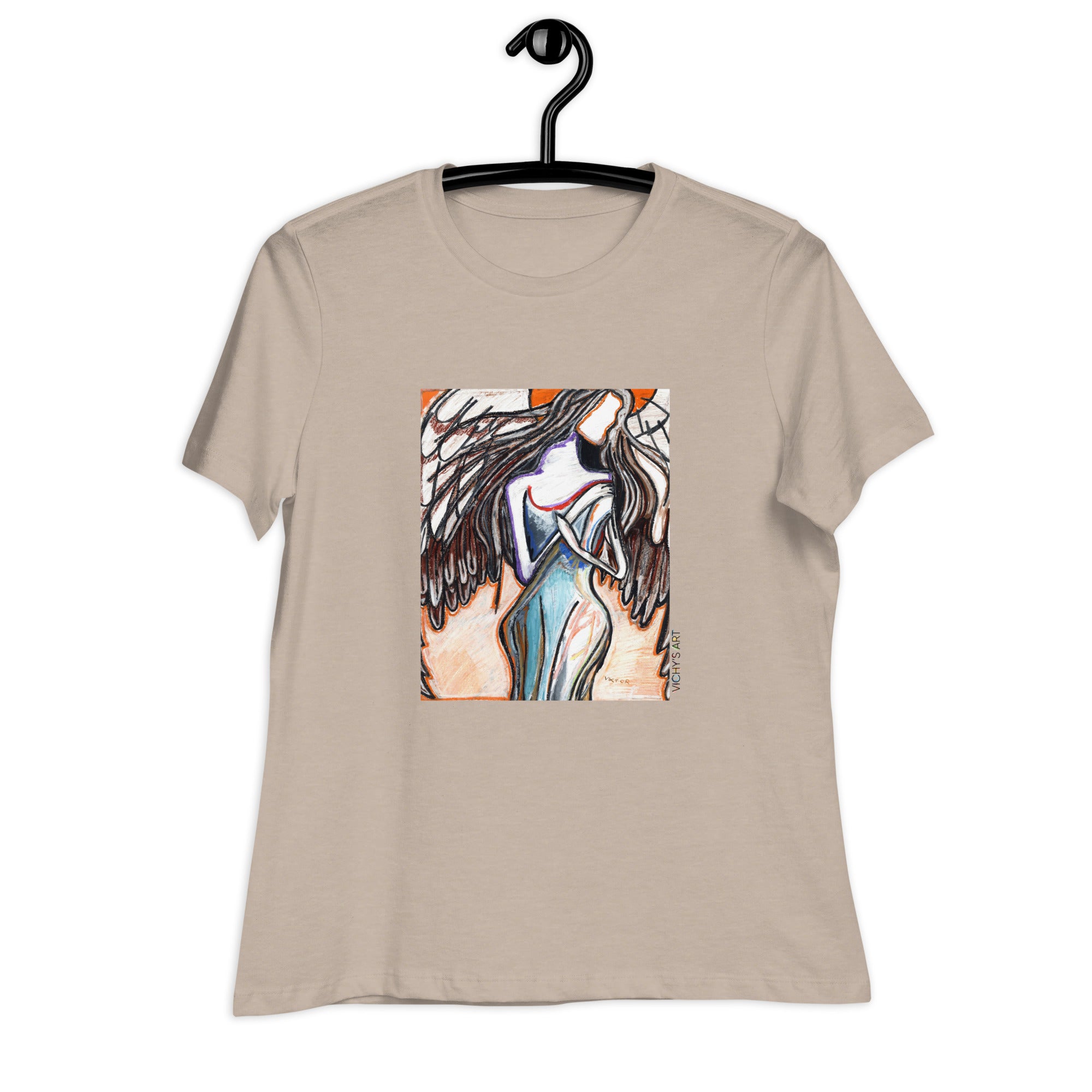 Angel's Whisper - Women's Relaxed T-Shirt (adult S-3XL) – Vichy's Art