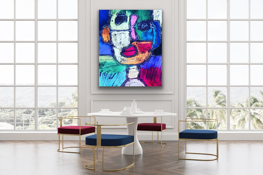 Abstract Face 1 - Art Prints