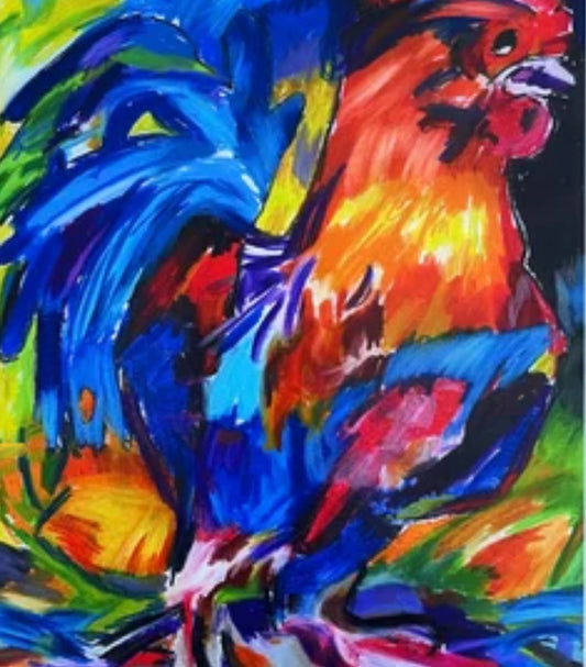 Rooster  - fine prints - Vichy's Art