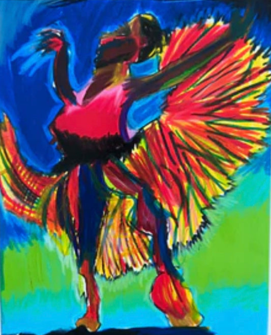 Dancer - fine prints of original artwork - Vichy's Art