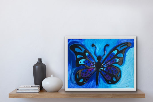 Violet Butterfly  - fine prints of original artwork