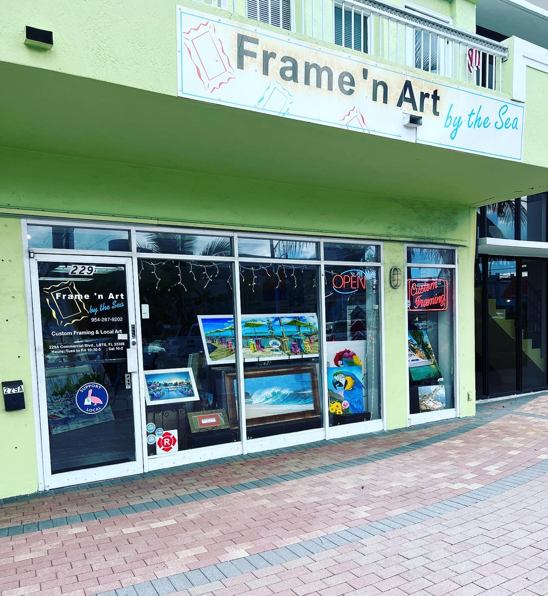 Frame' n Art by the Sea is Now Featuring Viktor's Latest Artwork