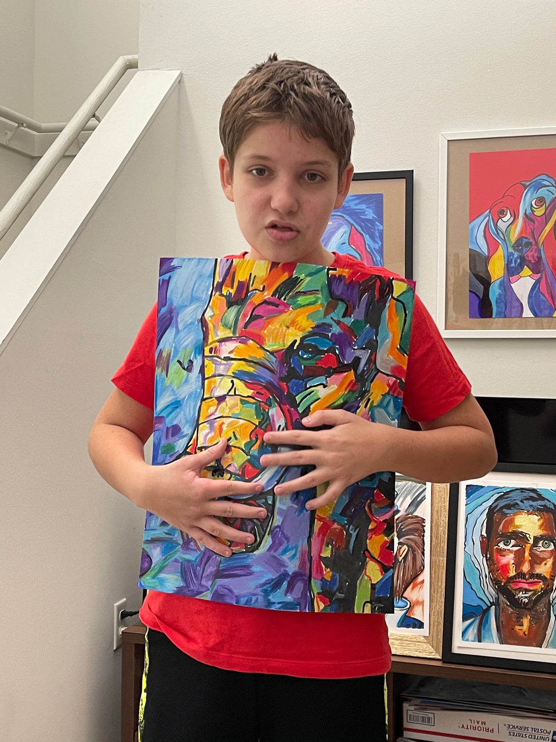 Nonverbal 12-year-old boy with autism unlocks artistic gift during pandemic