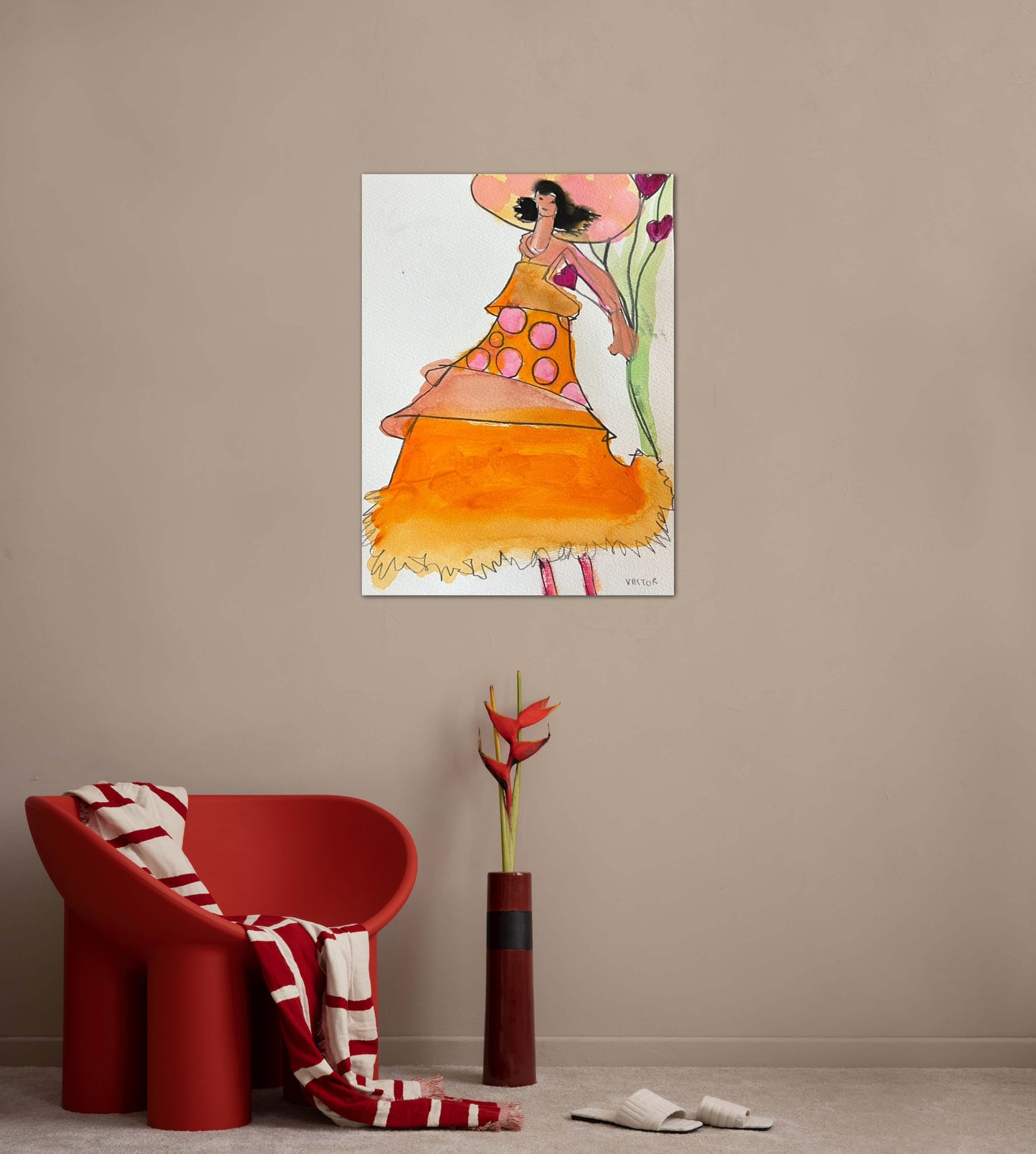 Collection: The Beauty of a Woman, art IV - Print, Poster, Stretched Canvas Print
