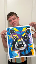 Panda - ORIGINAL  14x17”