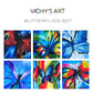 Butterflies  - Set of 6 paper prints