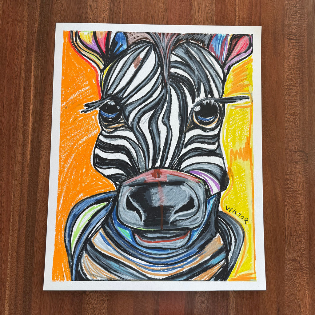 Stripes All Over - ORIGINAL 16x20” (video attached)