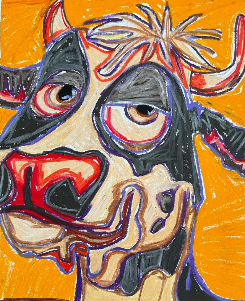 Cows - Set of 6 paper prints/canvas prints