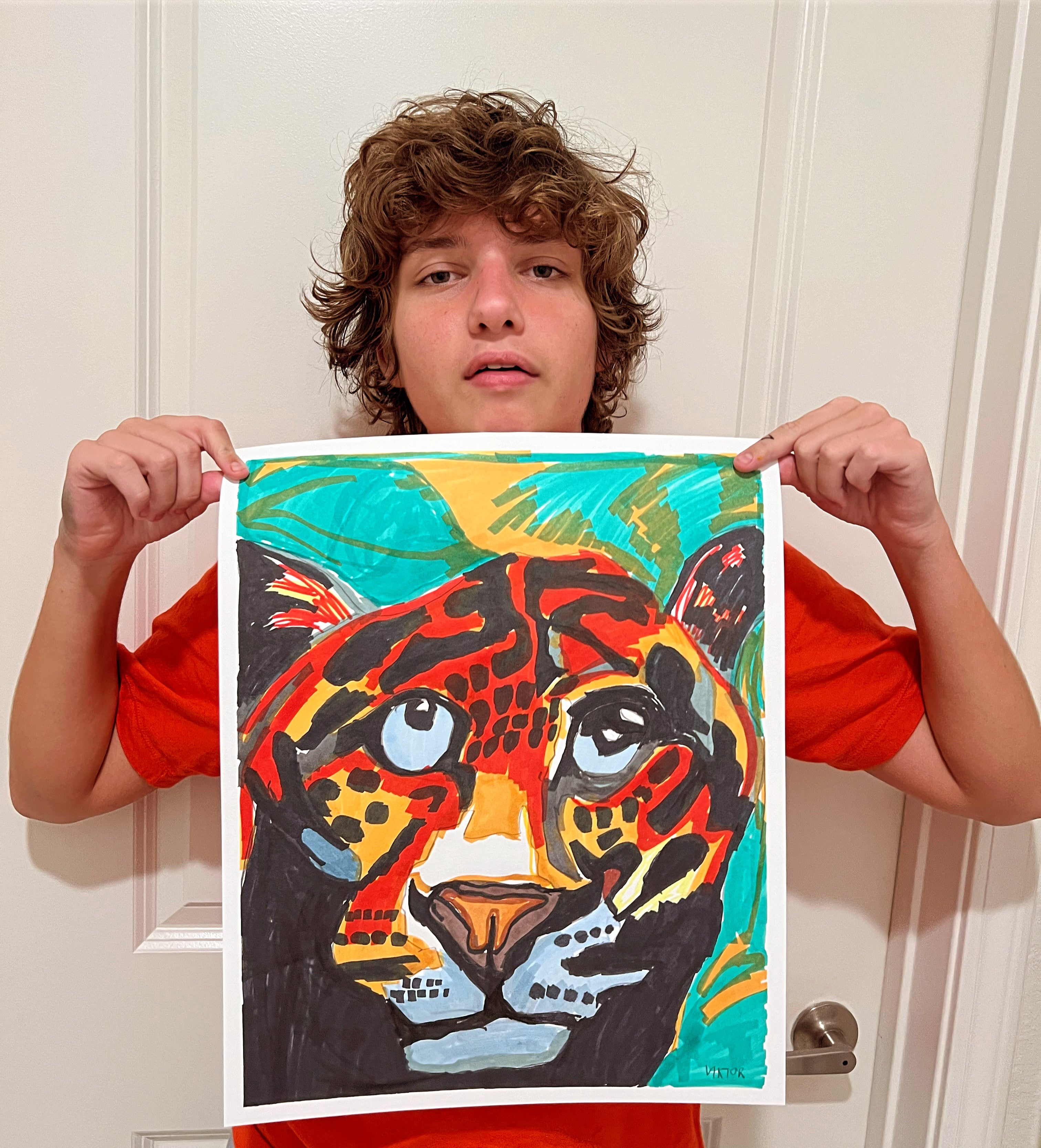 Simba - ORIGINAL  ARTWORK 14x17""