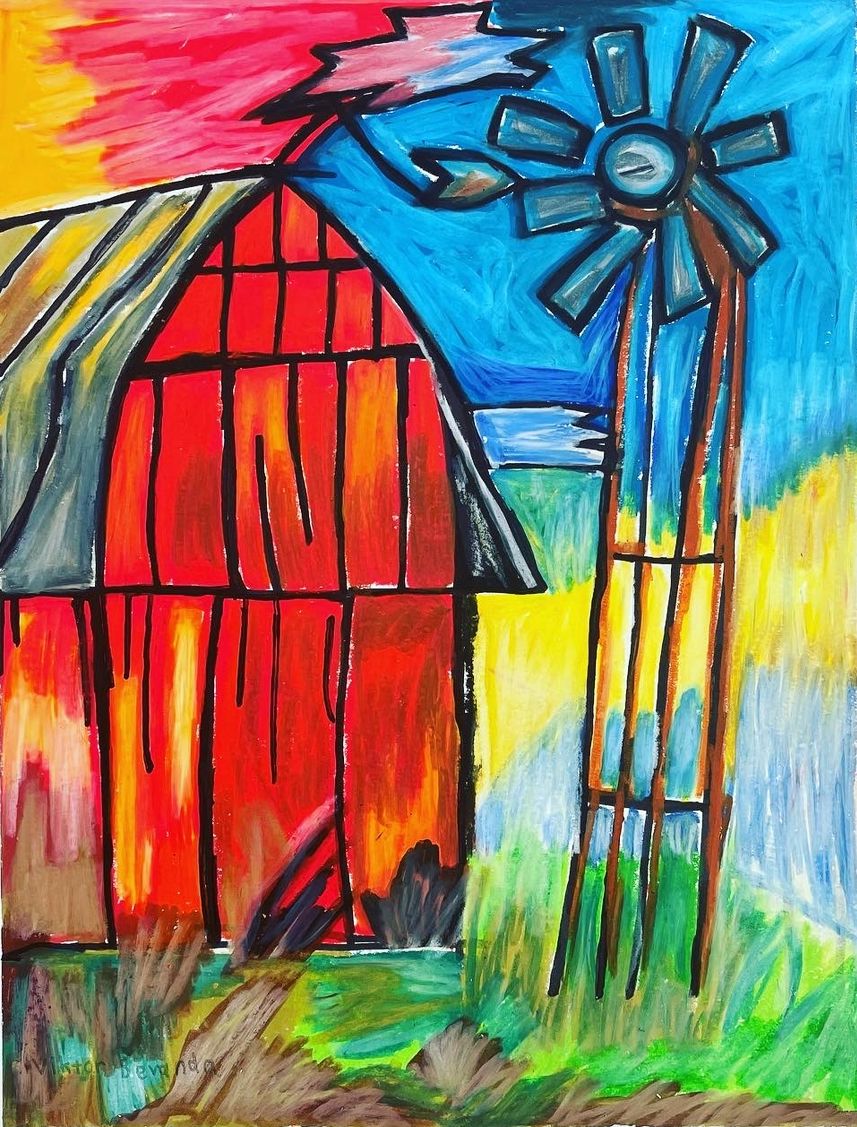 Farmhouse - Set of 6 paper prints/canvas prints