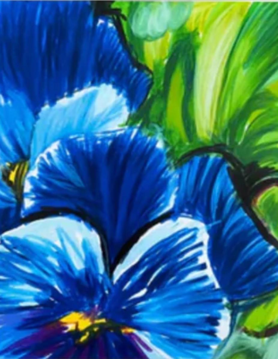 Flowers - Set of 6 paper prints/canvas prints - Vichy's Art