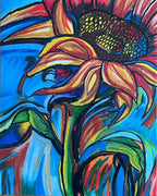 Sunflowers - Set of 6 paper prints/canvas prints - Vichy's Art