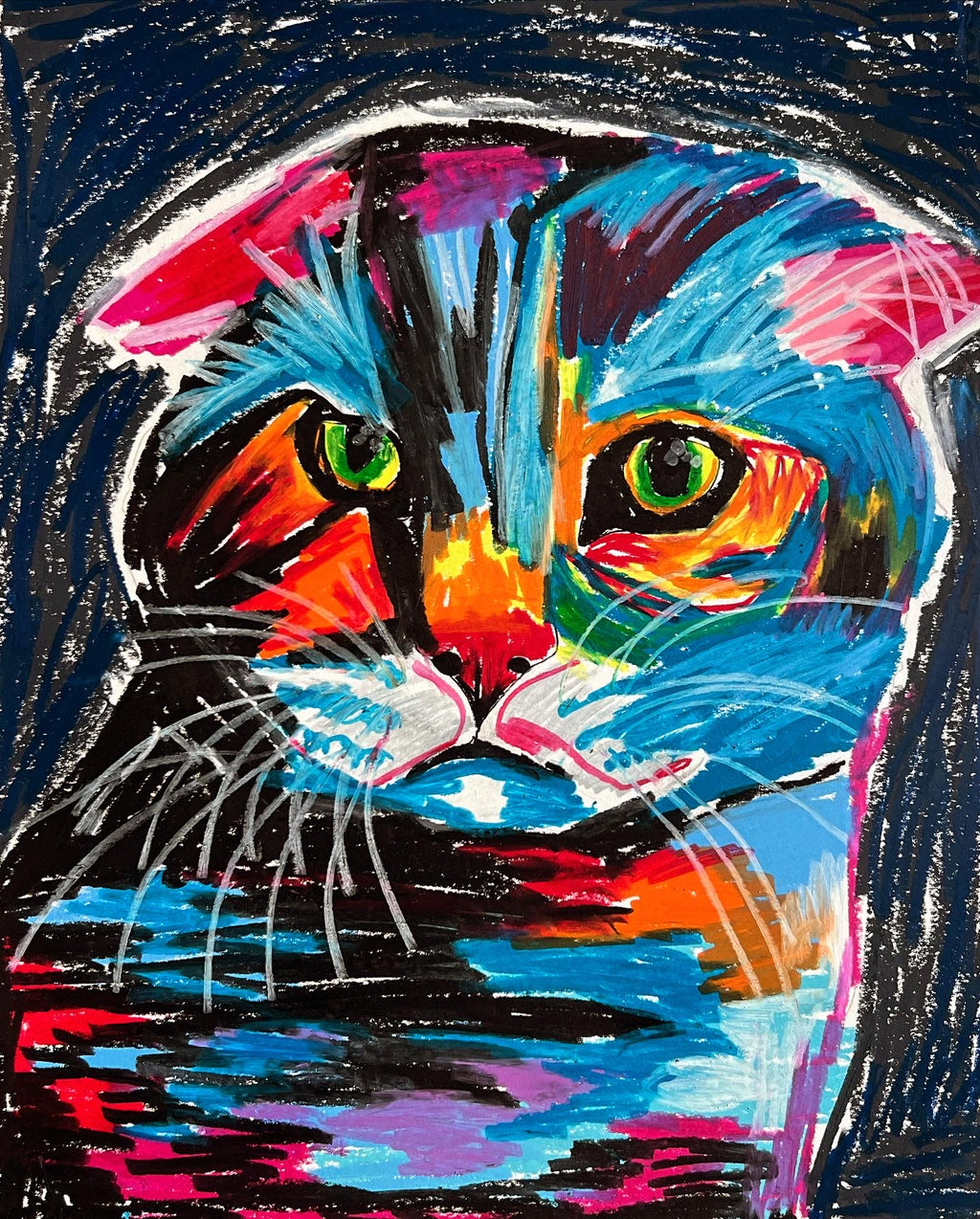 Blue Cat - Art Prints