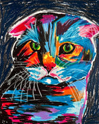 Blue Cat - Art Prints