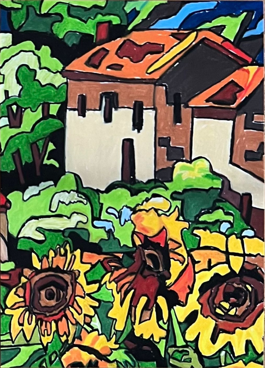 Farmhouse - Set of 6 paper prints/canvas prints