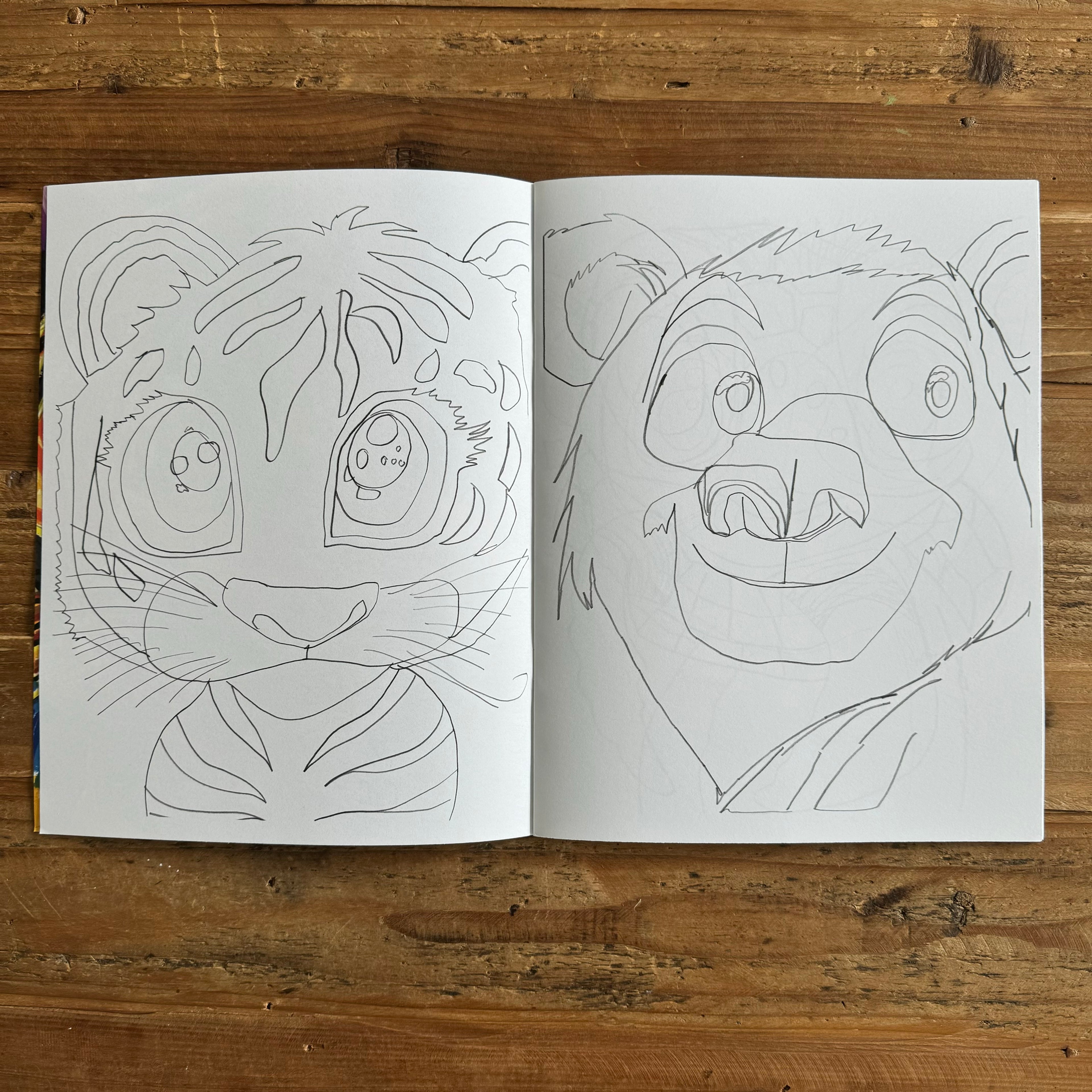 Coloring Book (with two free prints)