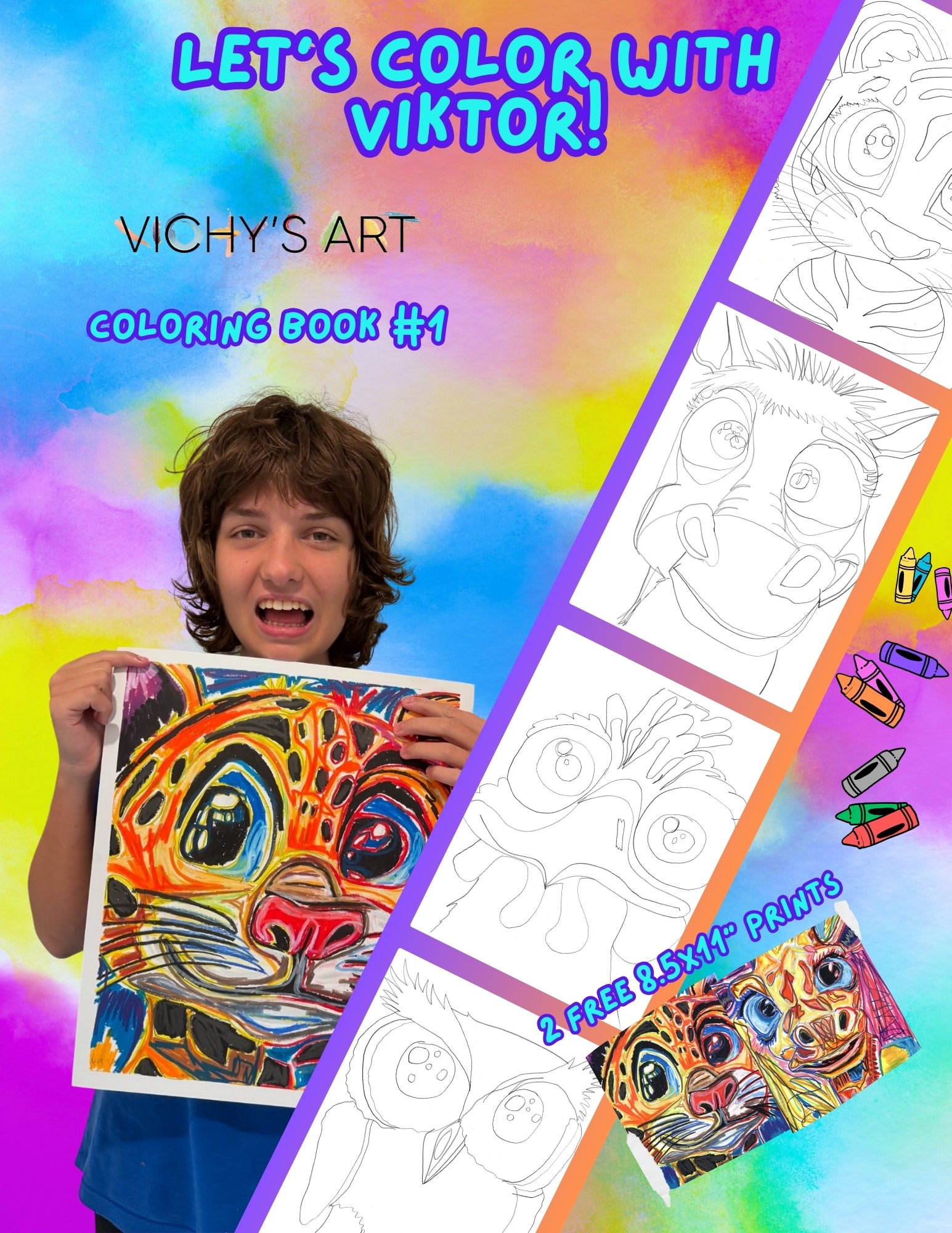 Coloring Book (with two free prints)