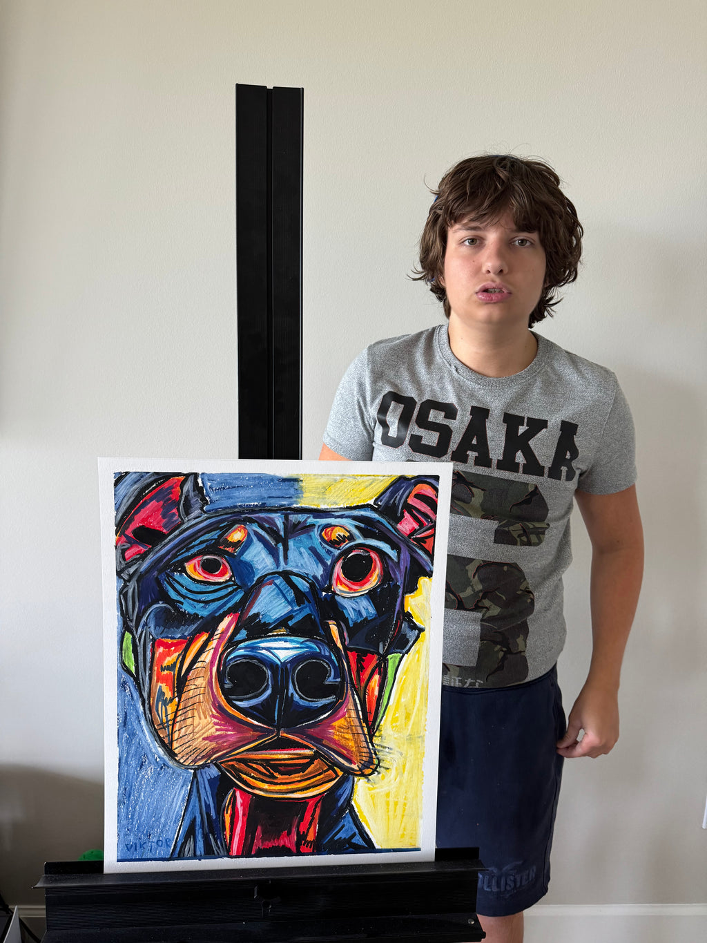 Dobermann - ORIGINAL 16x20” (video attached)