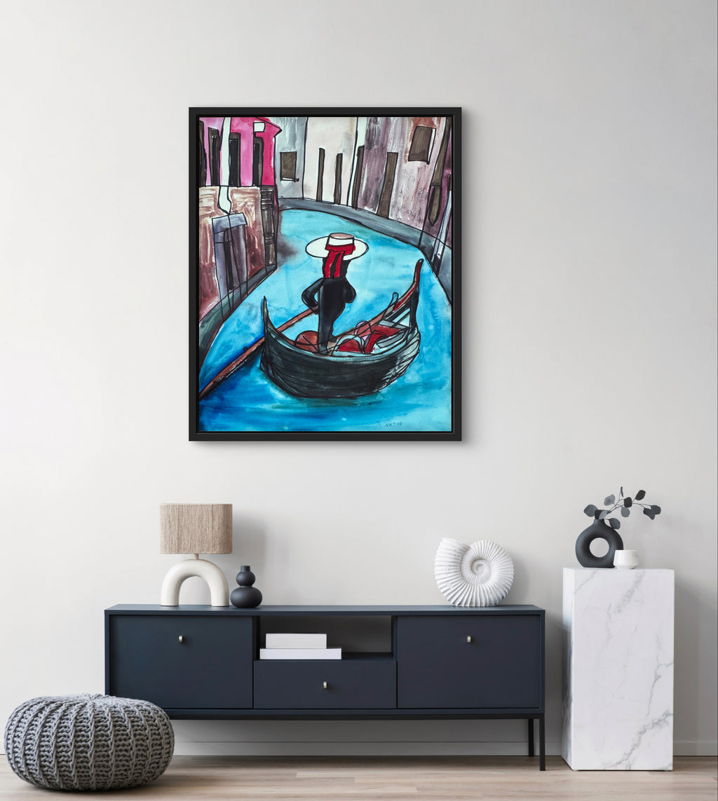 Venice Gondolier - Art Prints