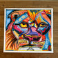 The Big Lion - ORIGINAL OIL PASTEL - 19x17"