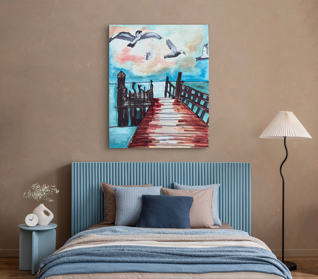 Coastal Seagulls - Art Prints