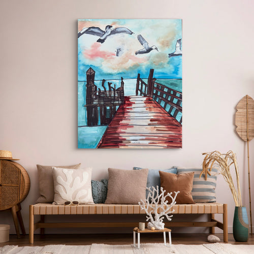 Coastal Seagulls - Art Prints