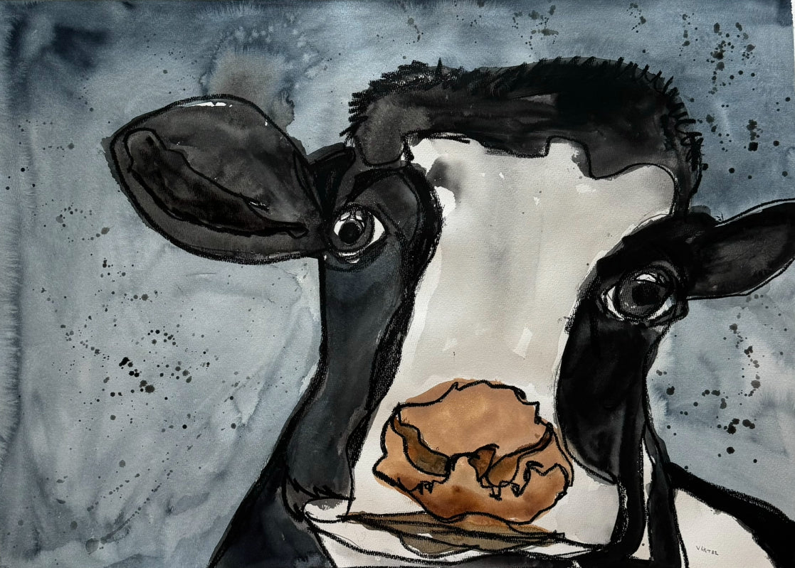 Brown Nose Cow - Art Prints