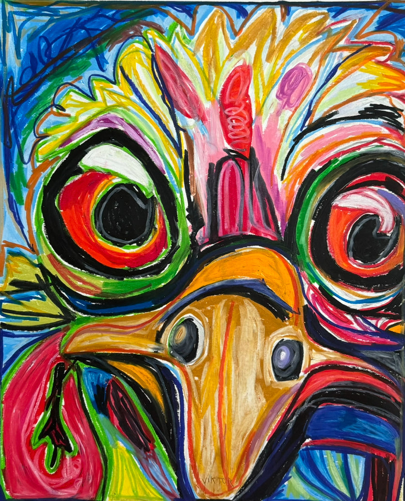 Toad the Turkey  - ORIGINAL  14x17”