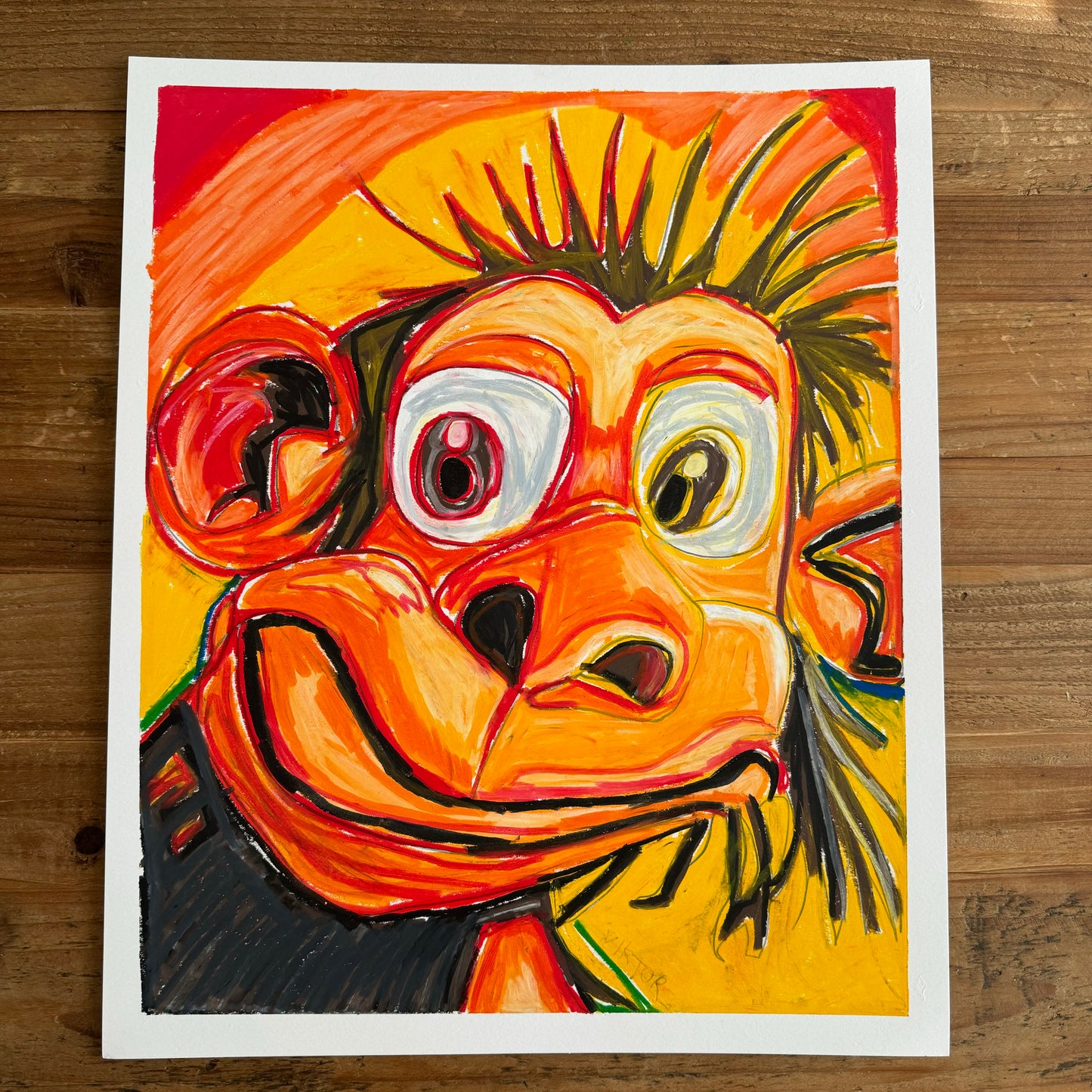 The Hypnotic Monkey  - ORIGINAL  14x17”