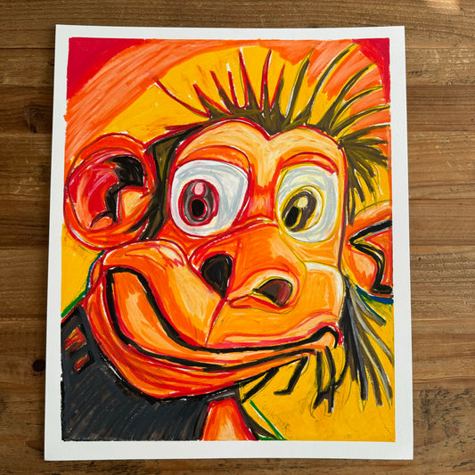 The Hypnotic Monkey  - ORIGINAL  14x17”