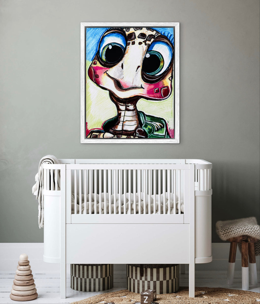 Little Turtle, Big Personality - Art Prints