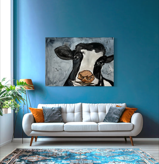 Brown Nose Cow - Art Prints