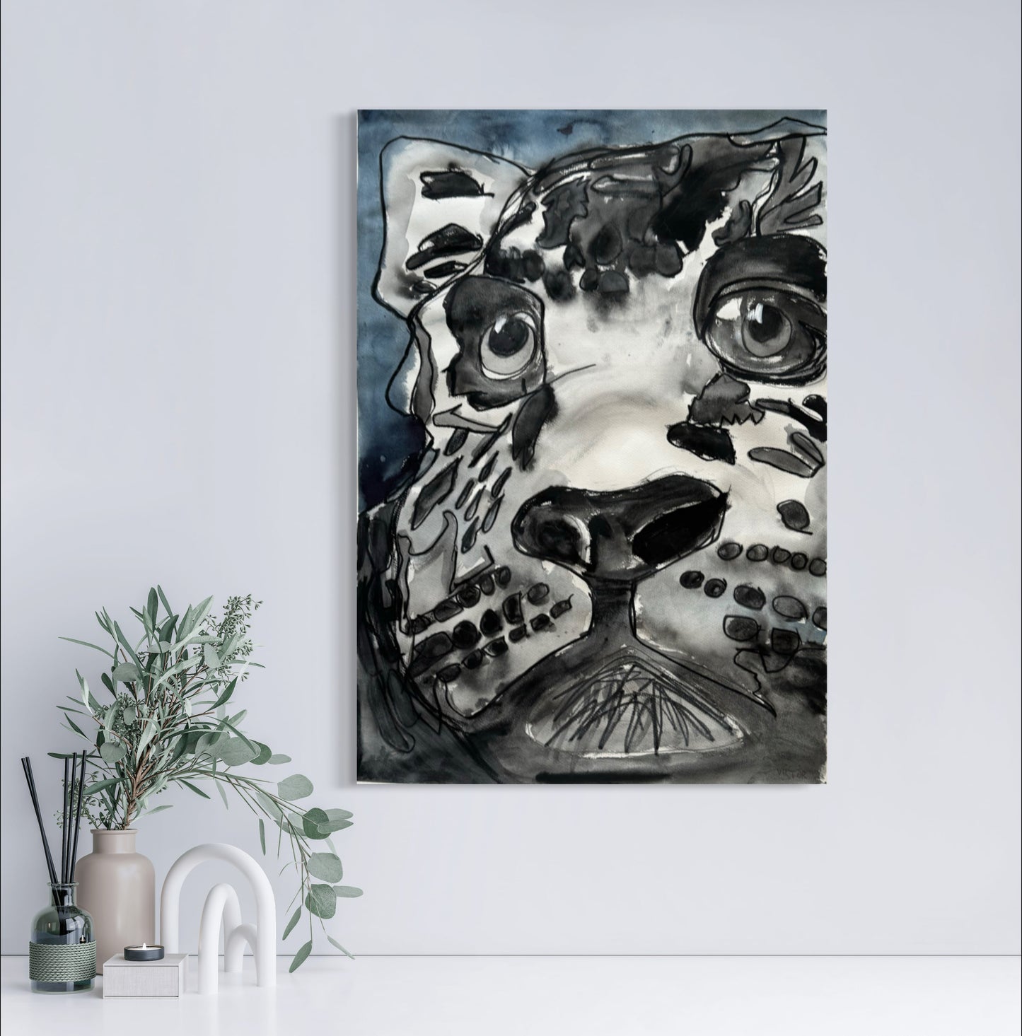 Atlas the Leopard - Art Prints