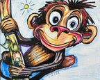 Happy Monkey - Art Prints