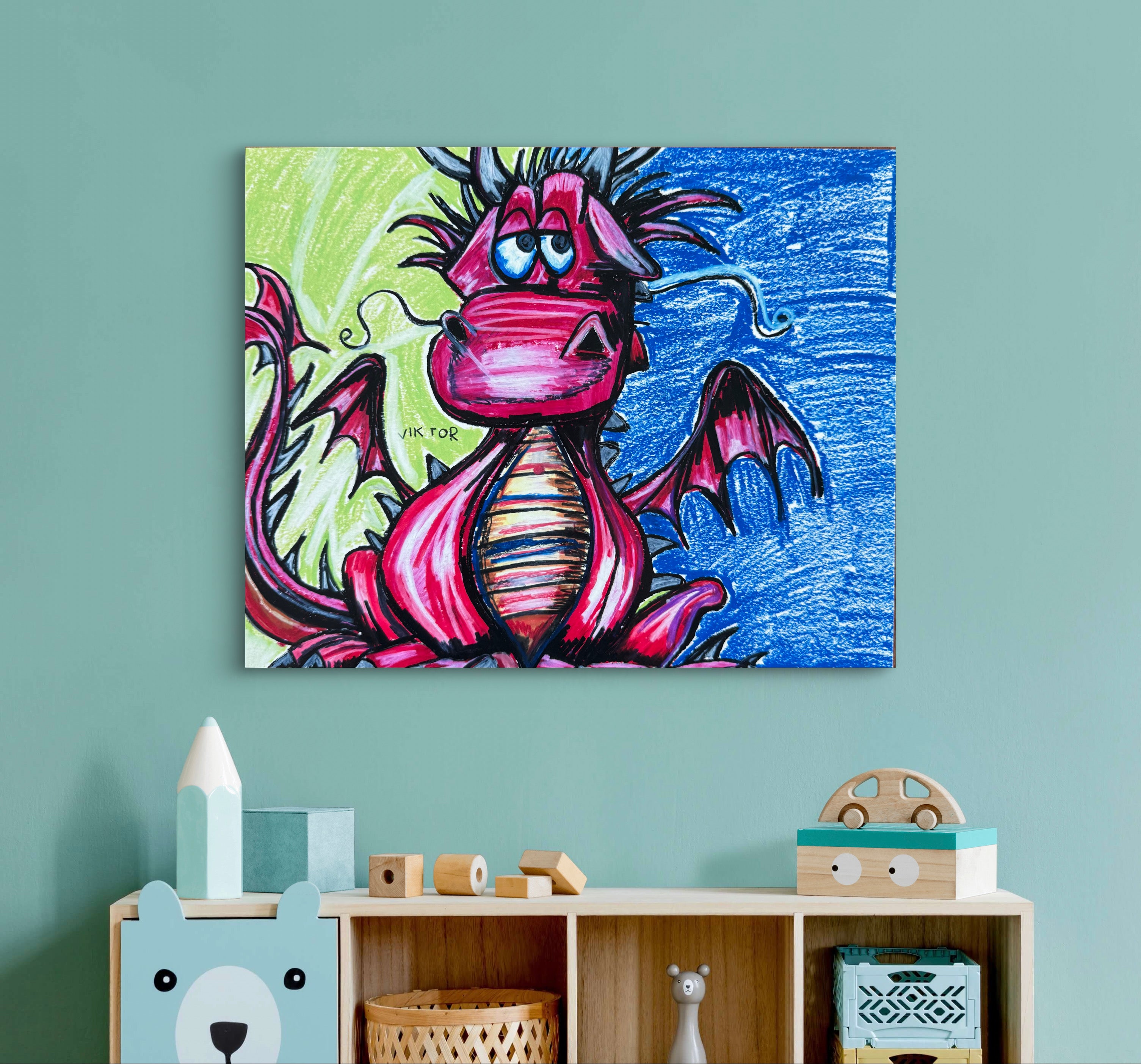 Red Dragon - Art Prints